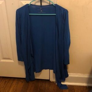 Blue cardigan
